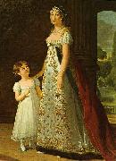 eisabeth Vige-Lebrun Portrait of Caroline Murat with her daughter Germany oil painting artist